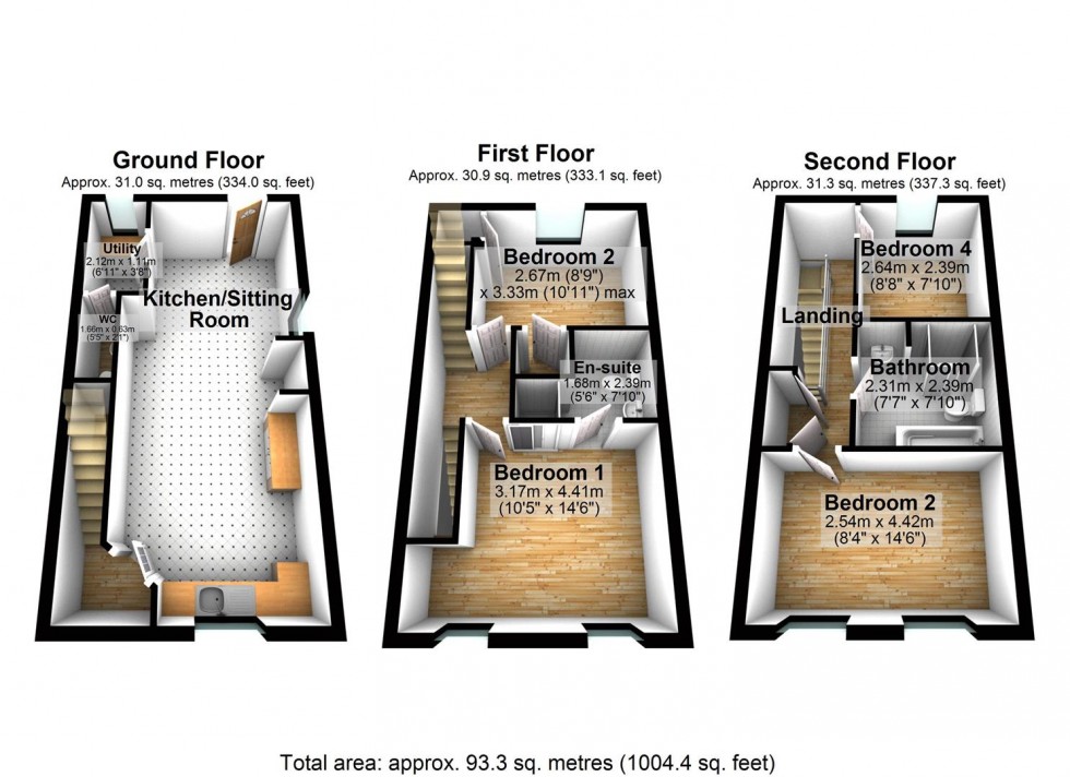 Floorplan for Moorland Street, Axbridge