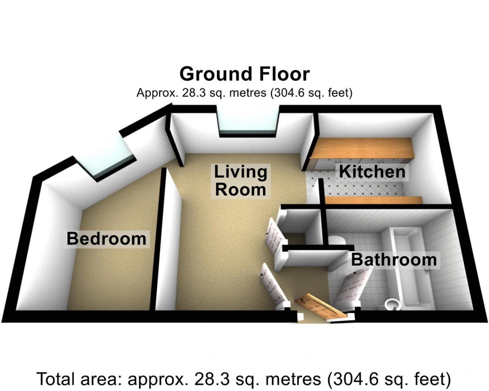 Floorplan for St. Johns Court, Axbridge