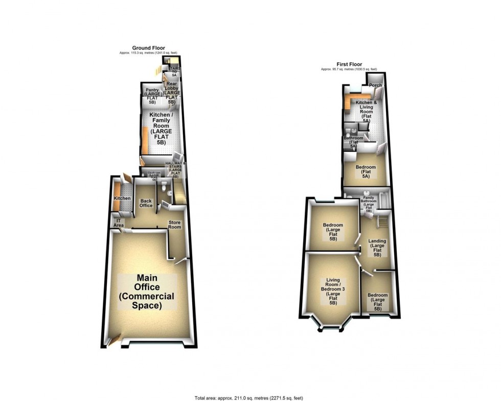Floorplan for 5 High Street, Burnham-On-Sea