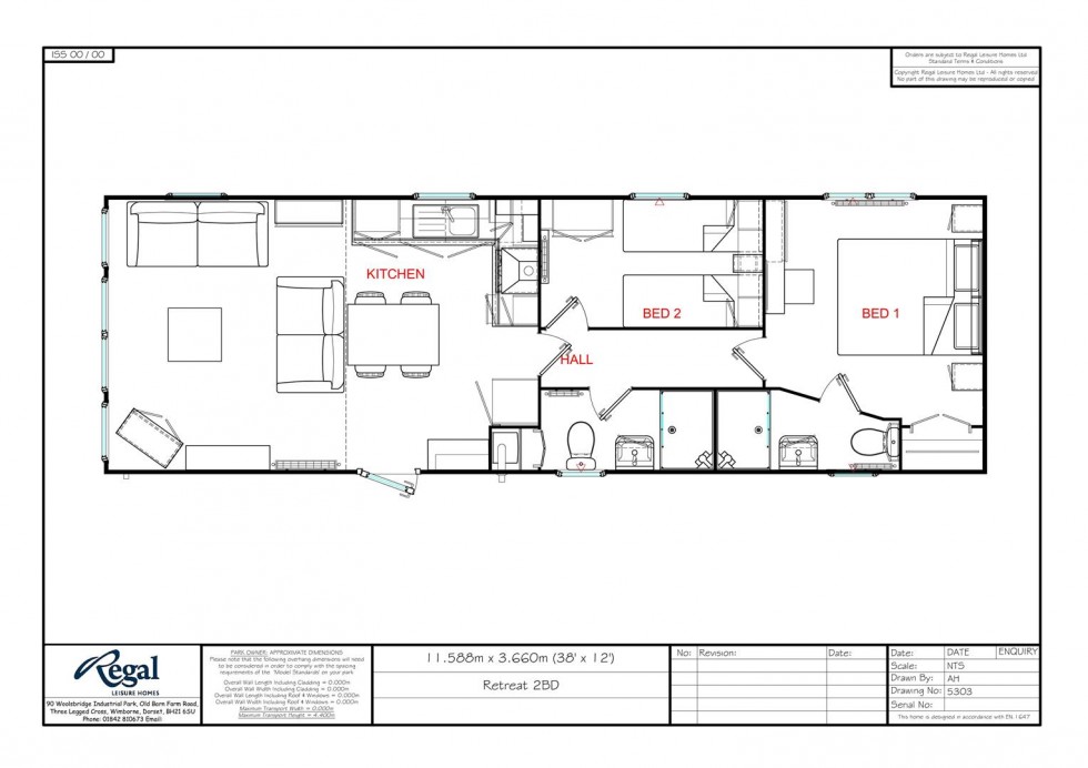 Floorplan for Hewas Water, St. Austell