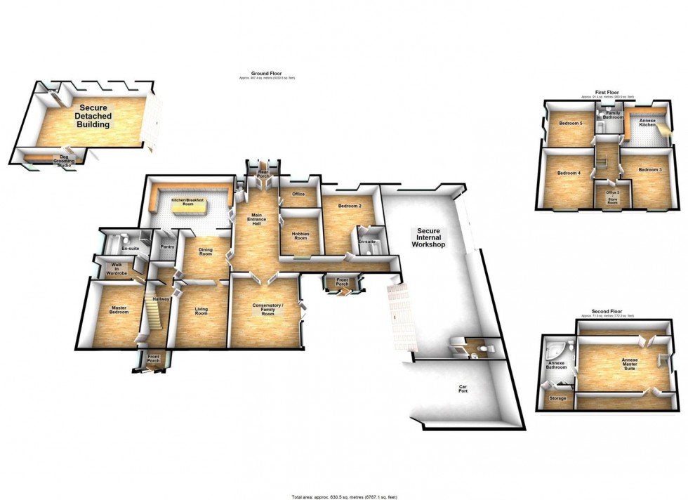 Floorplan for 11 Units & 50 Storage Containers