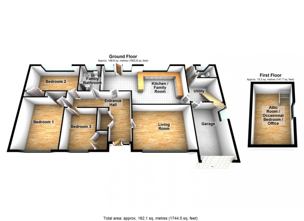 Floorplan for Wells Road, Westbury Sub Mendip, Wells