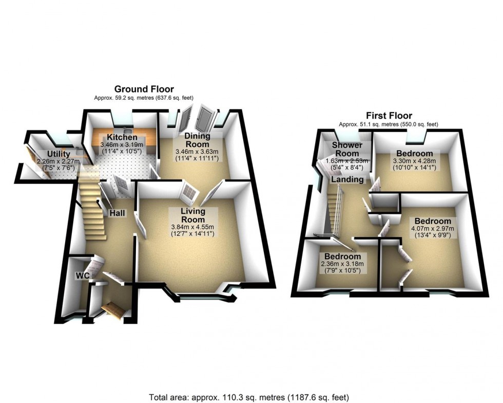Floorplan for Round Oak Grove, Cheddar
