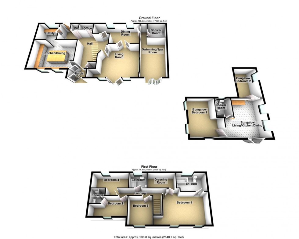 Floorplan for 4 The City, Green Drove, Mark
