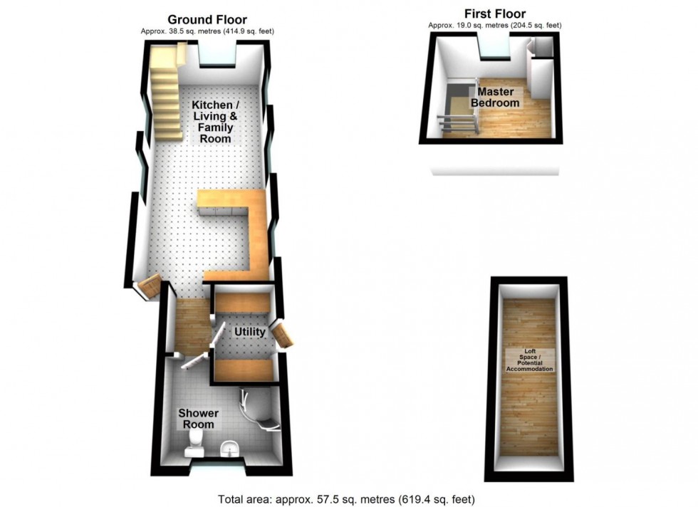 Floorplan for Guildhall Lane, Wedmore