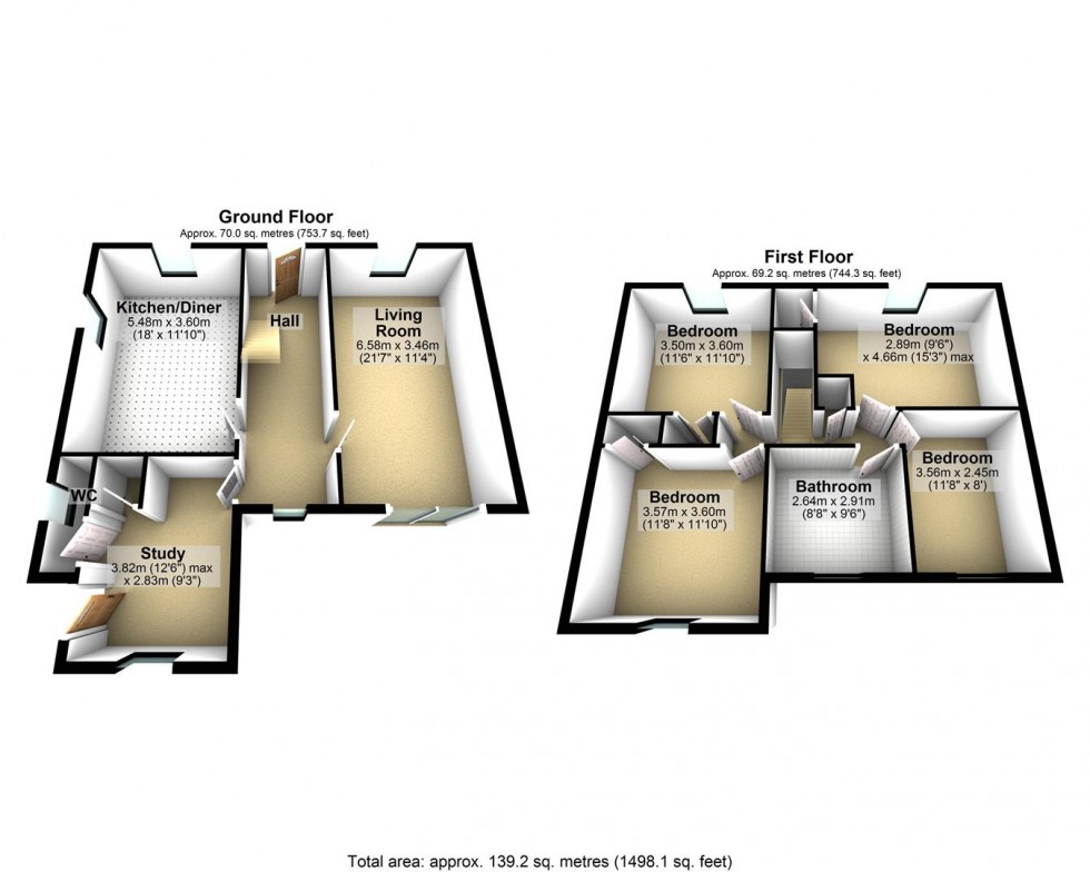 Floorplan for Comer Road, Cheddar