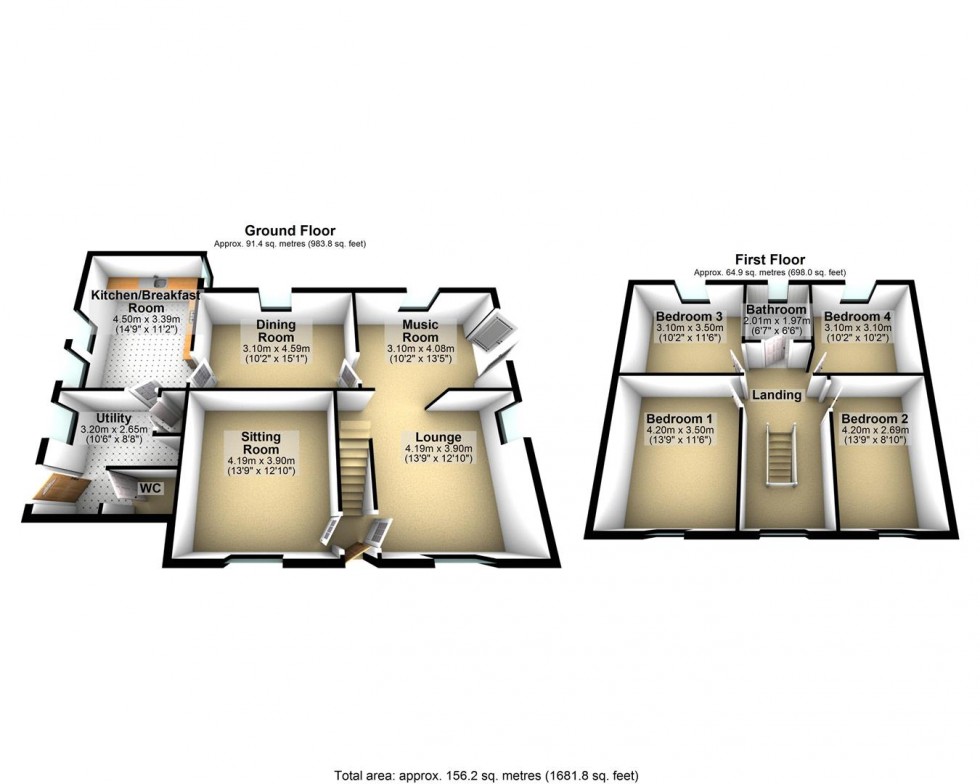 Floorplan for Wells Road, Rodney Stoke, Cheddar