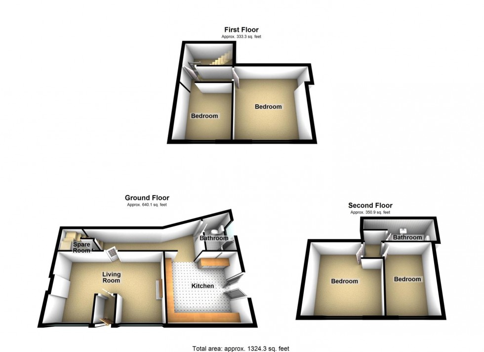 Floorplan for Wells Road, Draycott, Cheddar