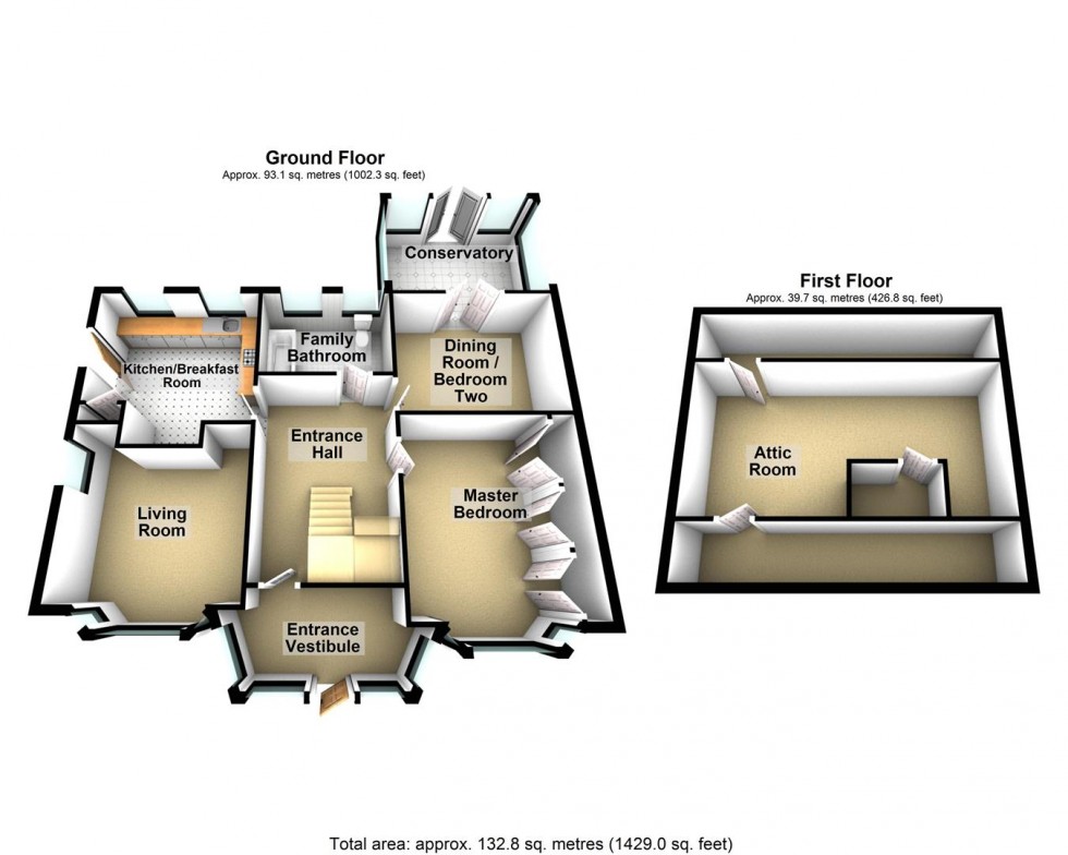 Floorplan for Barrows Road, Cheddar