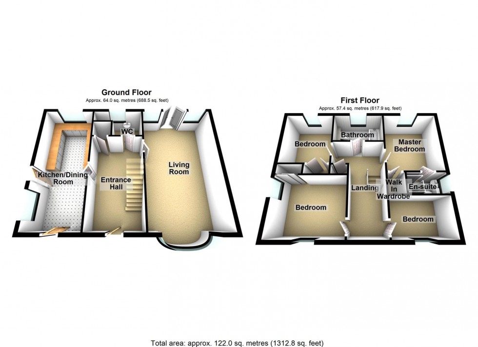 Floorplan for Copper Close, Cheddar