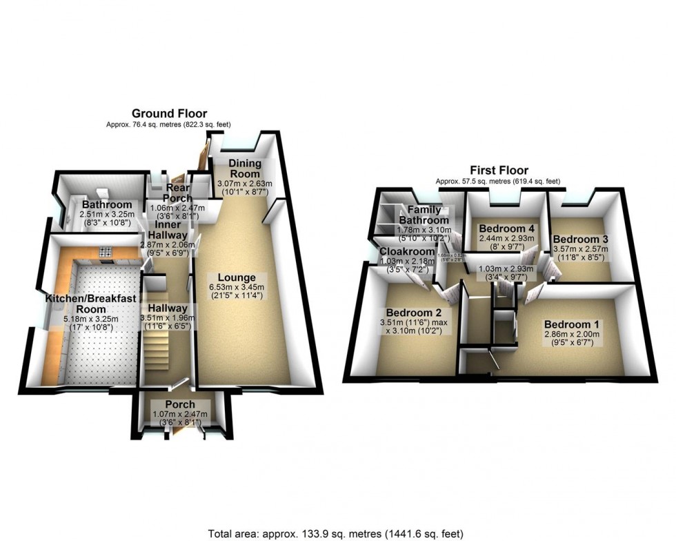 Floorplan for Comer Road, Cheddar