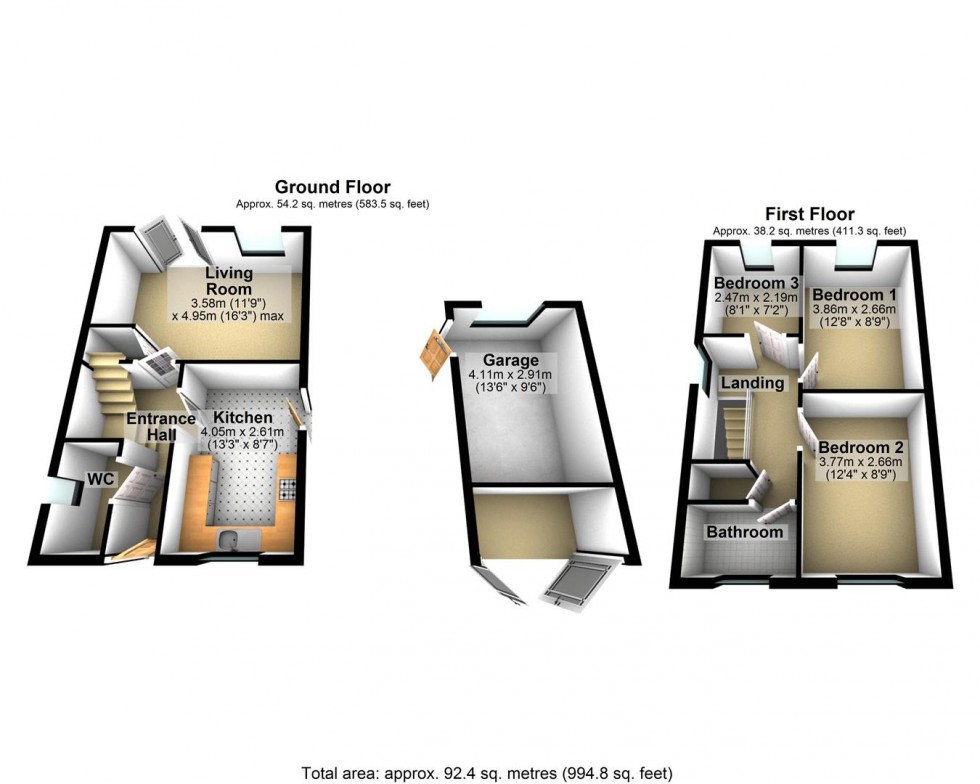 Floorplan for Wideatts Road, Cheddar