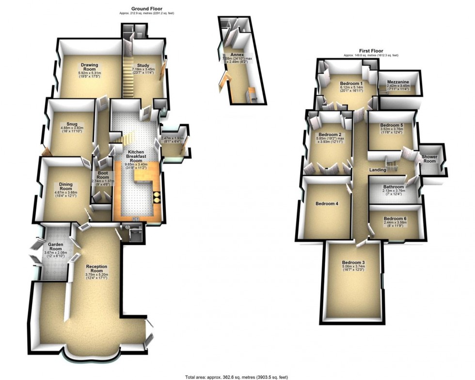 Floorplan for Hannay Road, Cheddar