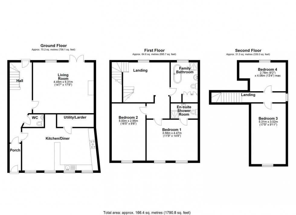 Floorplan for Silver Street, Cheddar