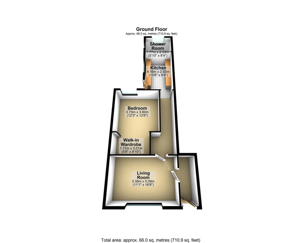 Floorplan for Alma Street, Weston-Super-Mare
