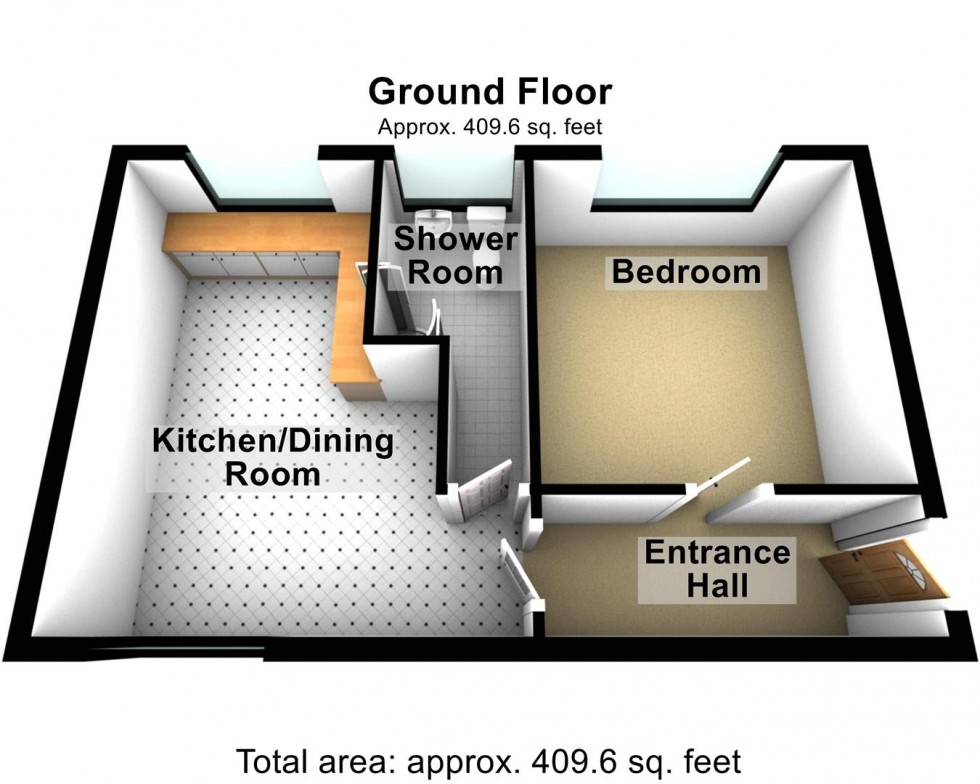 Floorplan for Station Road, Cheddar