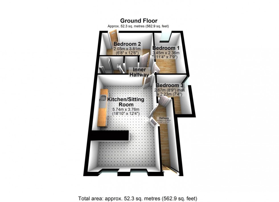 Floorplan for Old Station Close, Cheddar
