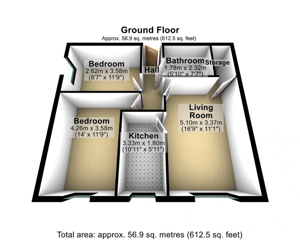 Floorplan for Station Road, Cheddar