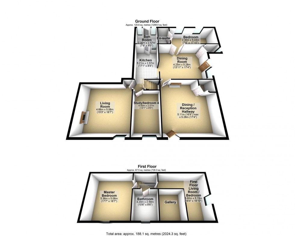 Floorplan for Taunton Road, Pedwell