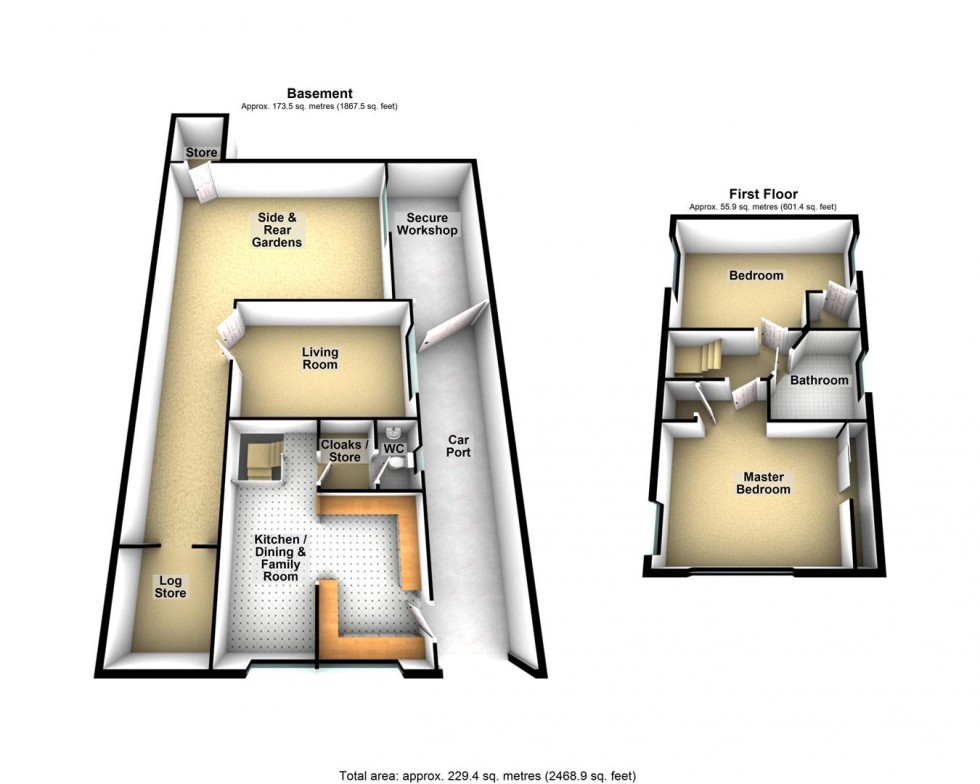 Floorplan for Heath House