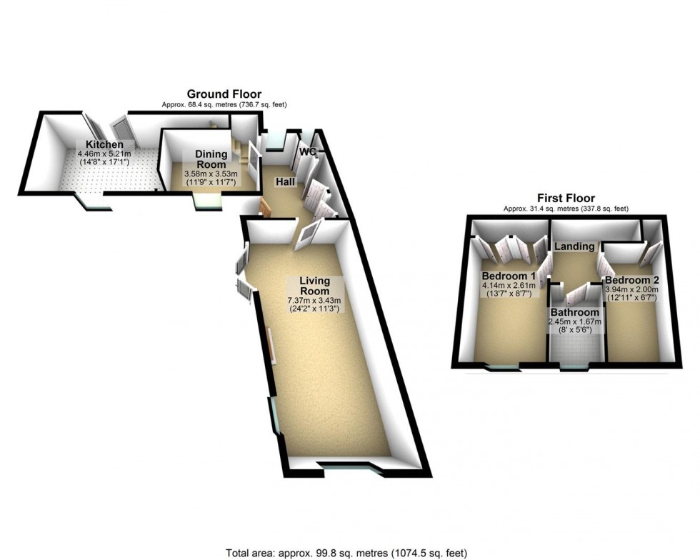 Floorplan for The Barrows, Cheddar